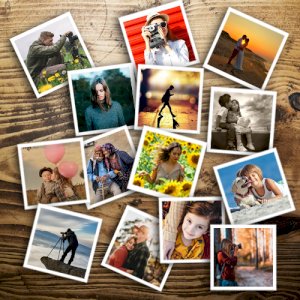 70 Adet Mini Kare Kart